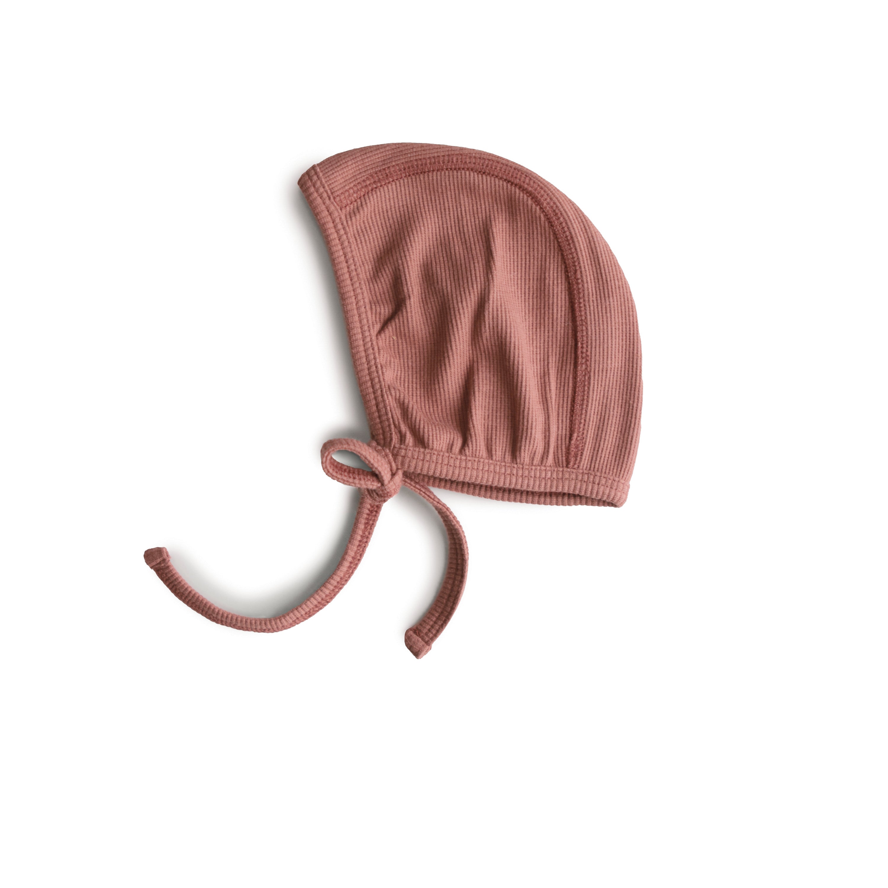 Ribbed Baby Bonnet Baby Clothes Mushie Cedar  