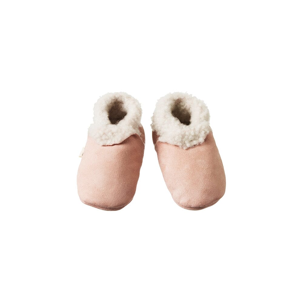 Lambskin Booties - Rose Bud