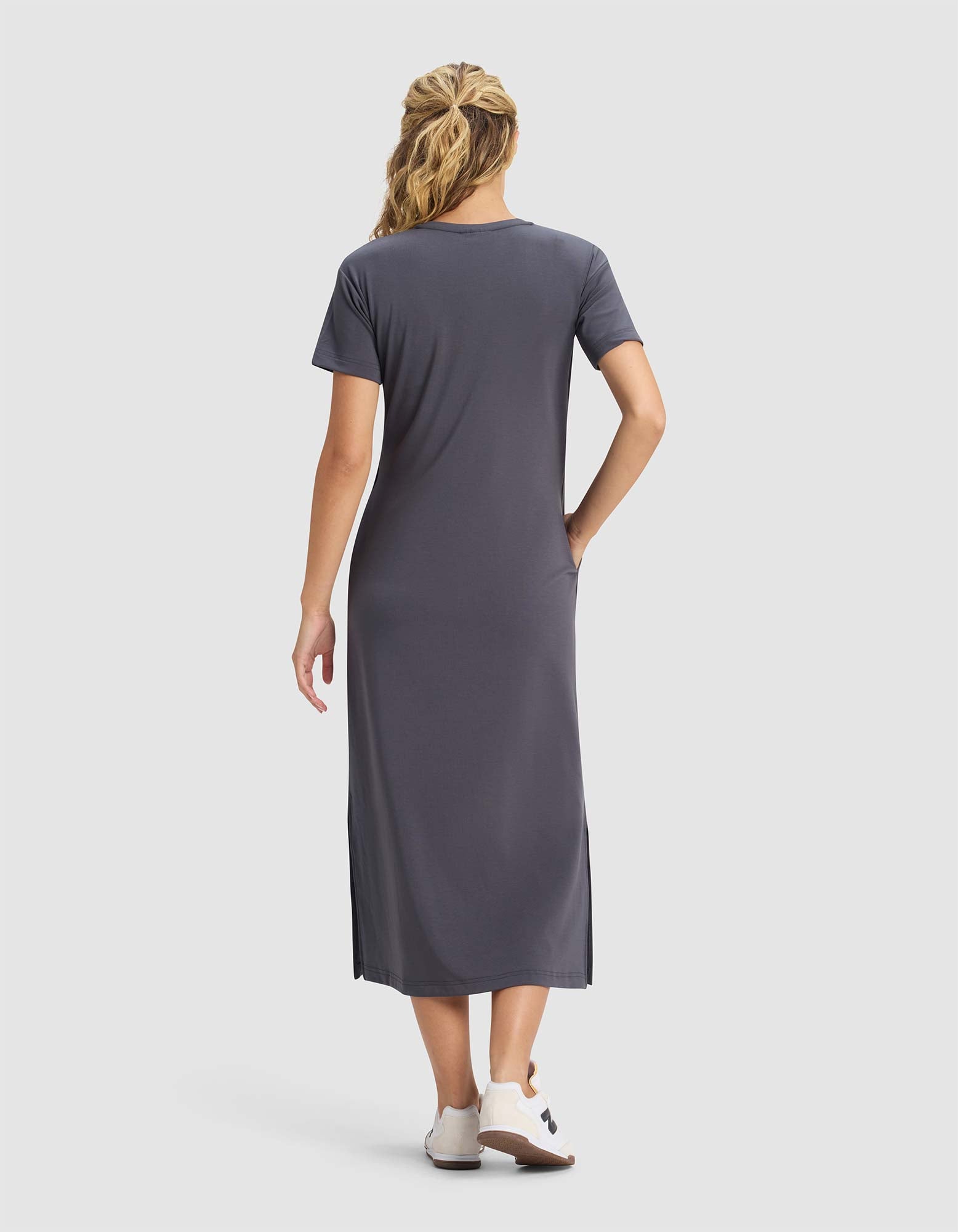 Women's Brushed Bamboo Midi Dress