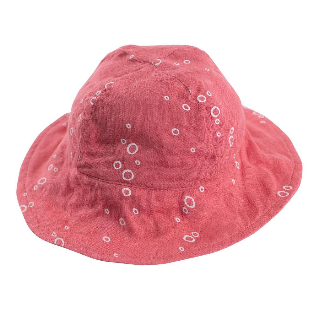 Bubbles Oh So Soft Muslin Sun Hat Sun Hat Bebe au Lait   