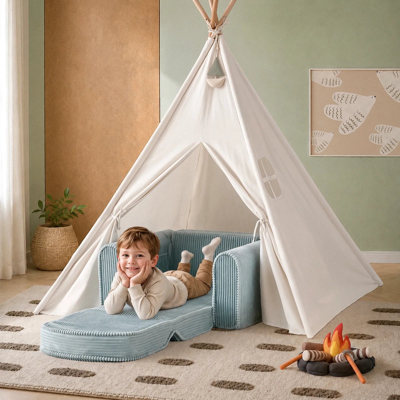 Tiny Land® GentleSnug Corduroy Kid Chair
