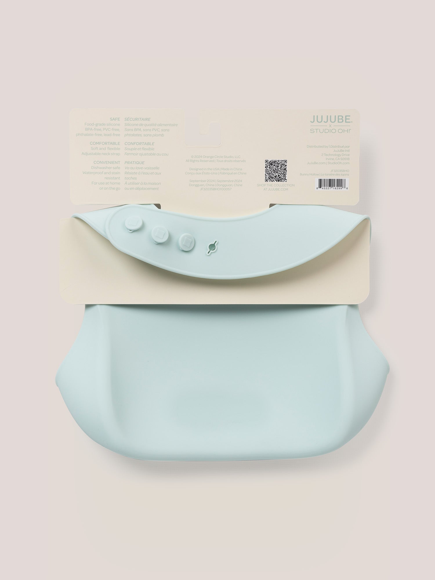 Silicone Bib - Bunny Hollow