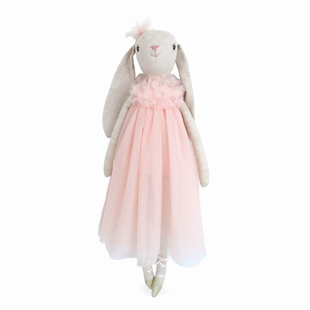 Bunny Ballerina Eco Cotton Toddler Toy