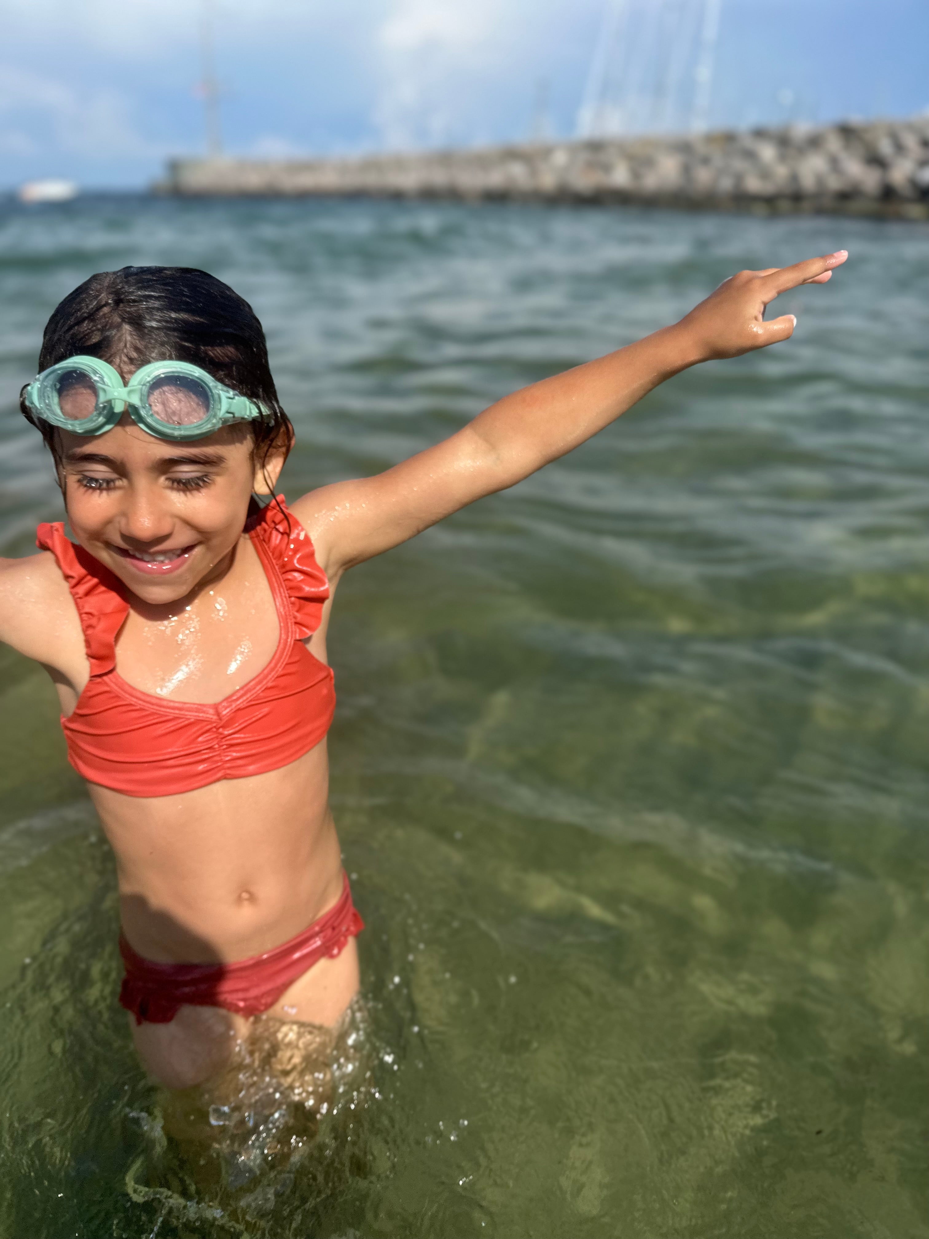Anti UV + Fog Swim Goggles | Sunset