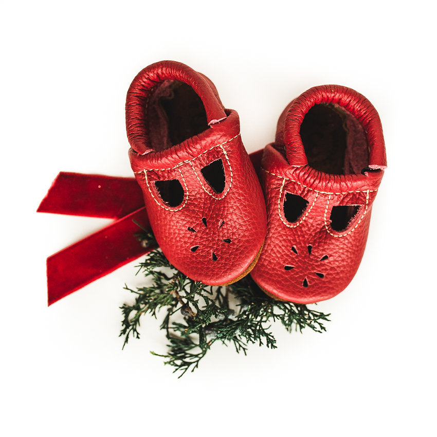 Cherry Red T-Strap Shoes Baby and Toddler