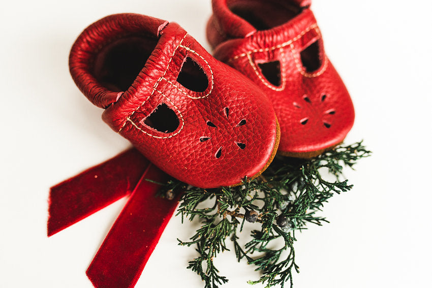 Cherry Red T-Strap Shoes Baby and Toddler