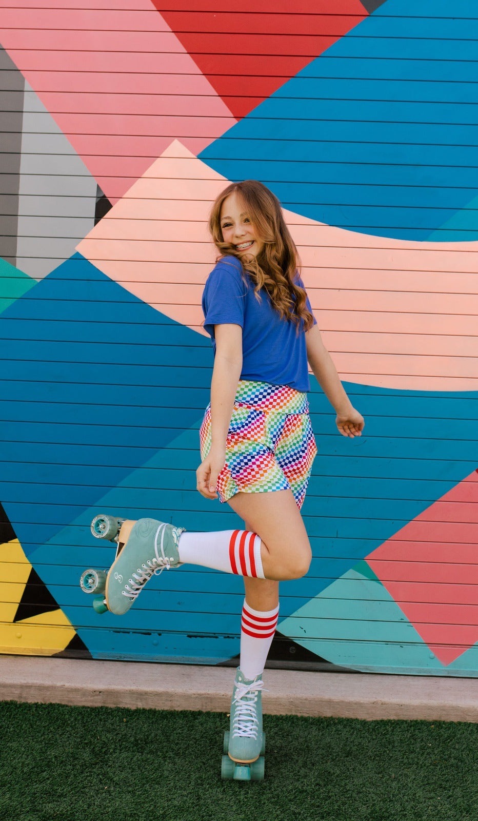 Checkerboard Women's Lounge Shorts
