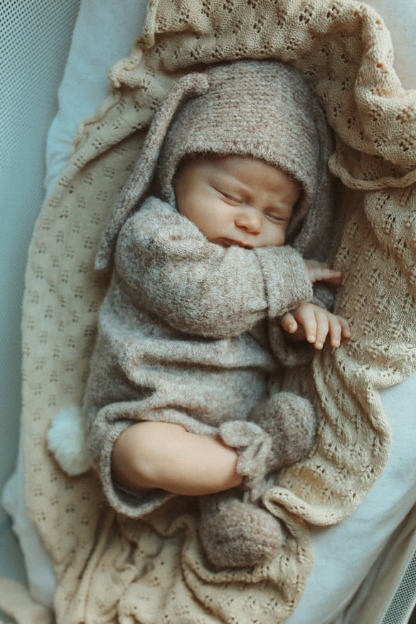 [PRE-ORDER] Luna + Luca Cozy Bunny Romper