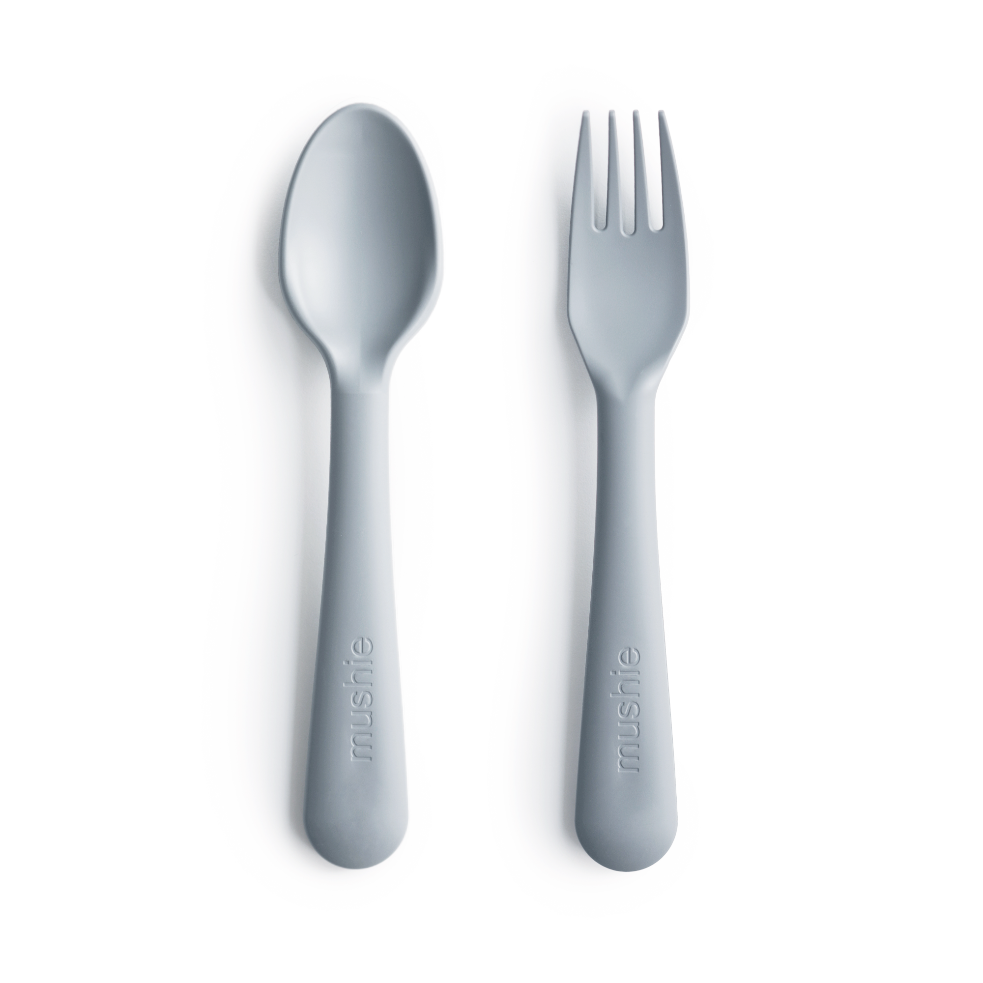 Dinnerware Fork and Spoon Set Dinnerware Mushie Cloud  