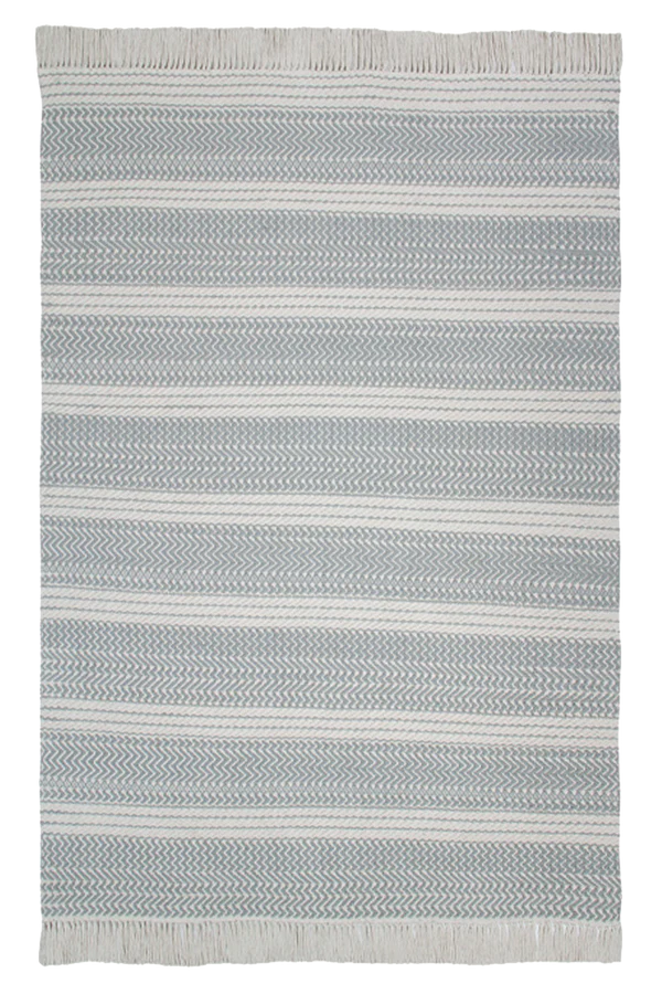 COTTON RUG MILANO NATURAL - GREY  Little Wonder & Co   