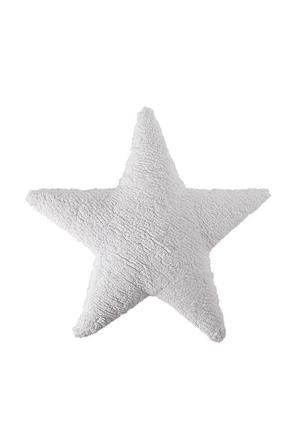 CUSHION STAR WHITE  Little Wonder & Co   