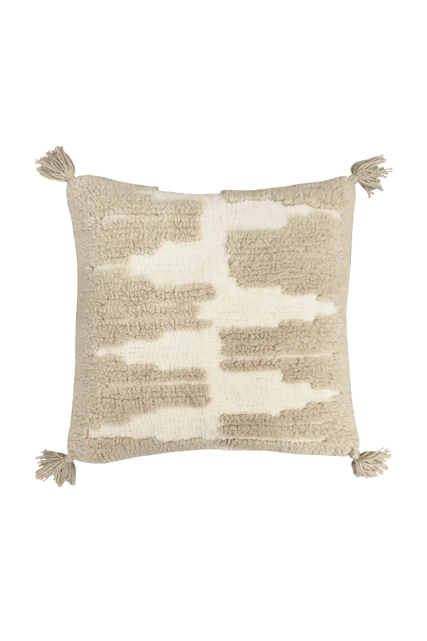 CUSHION ZAGROS SANDSTONE-NATURAL  Little Wonder & Co   