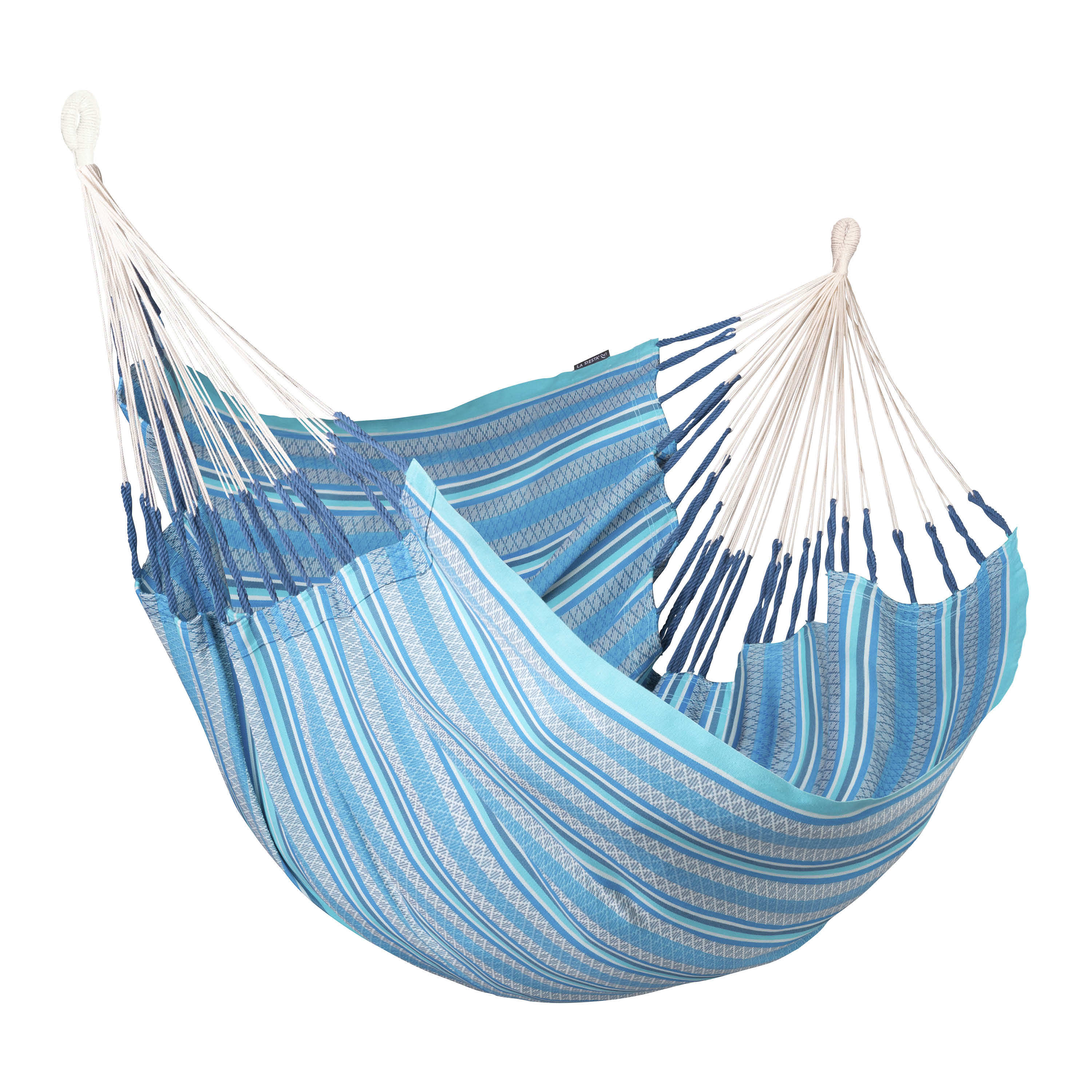 Cumbia Organic Azure – Organic Cotton King Size Hammock Chair