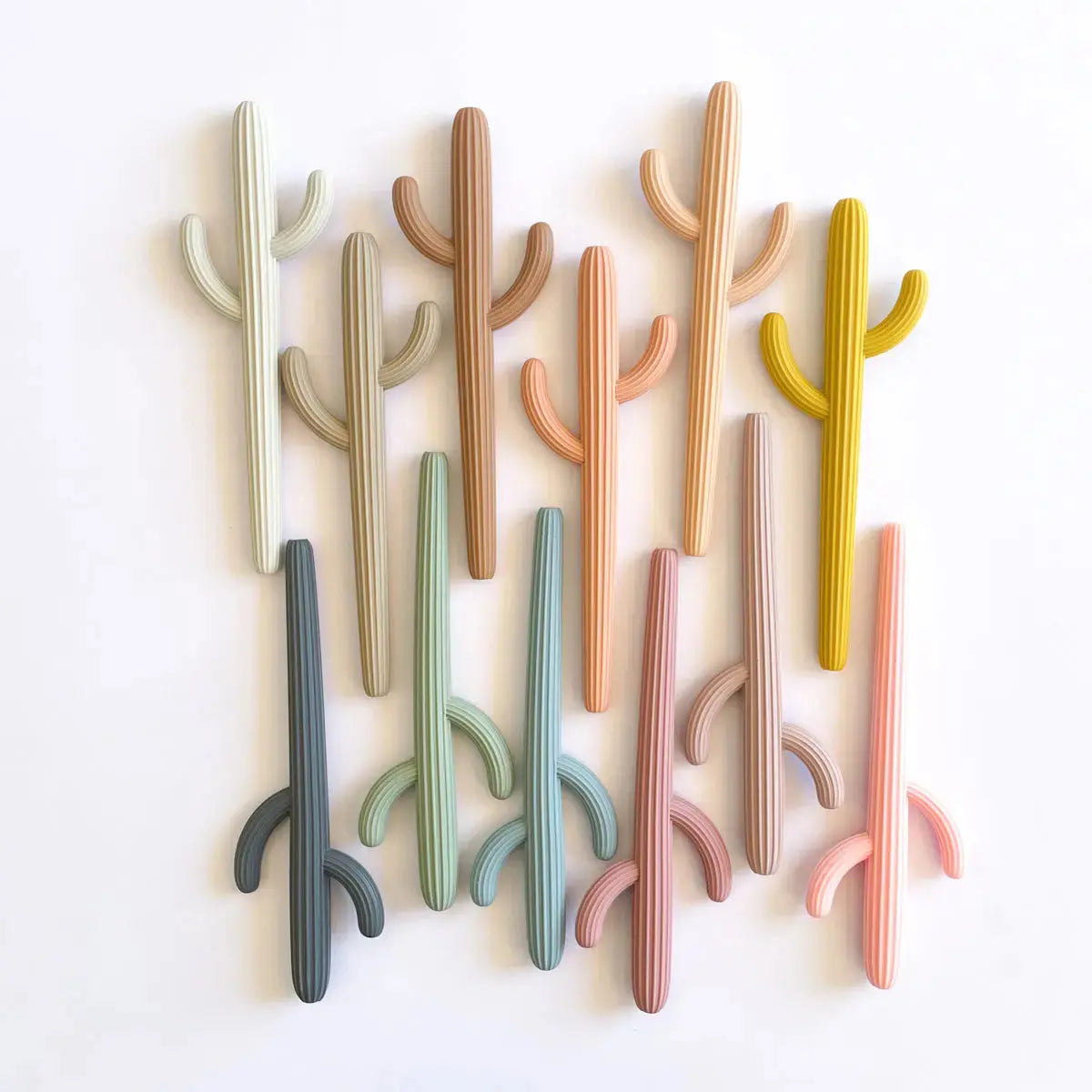 Cactus Silicone Teether & Straw for kids and adults