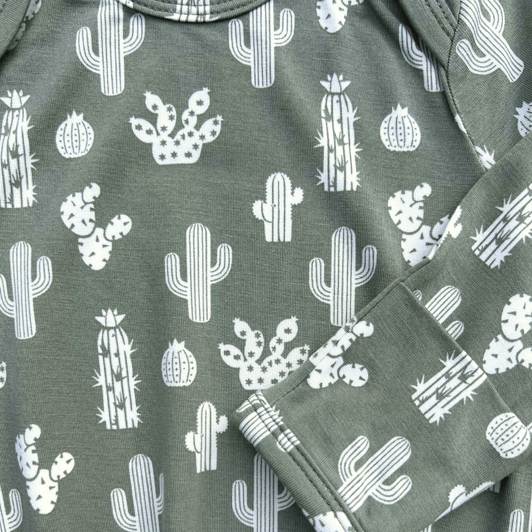 Cactus Newborn Bamboo Gown