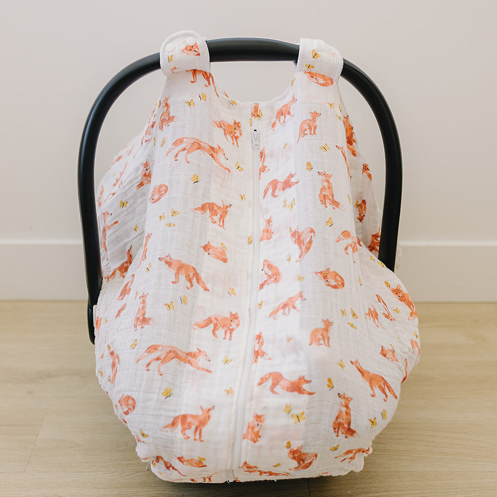 Fox Tales Car Seat Cover Car Seat Cover Bebe au Lait   