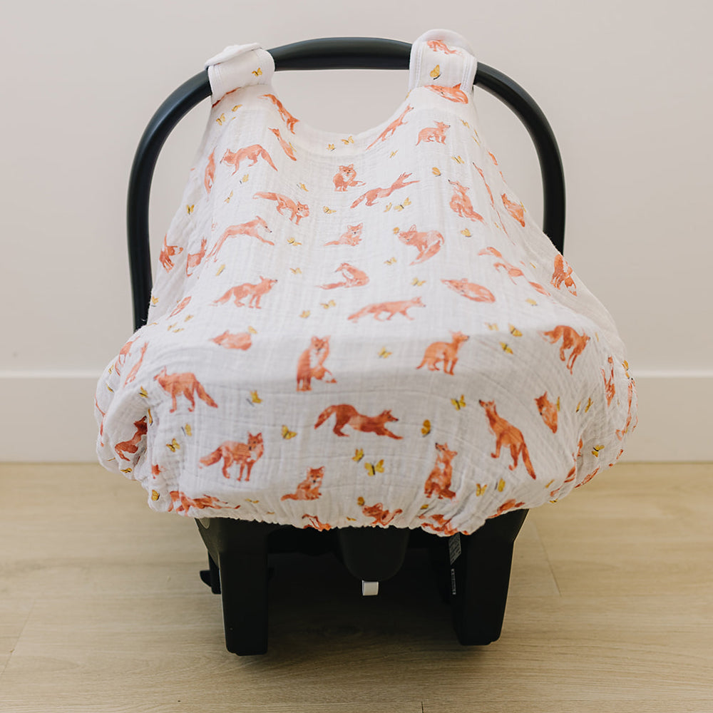 Fox Tales Car Seat Cover Car Seat Cover Bebe au Lait   