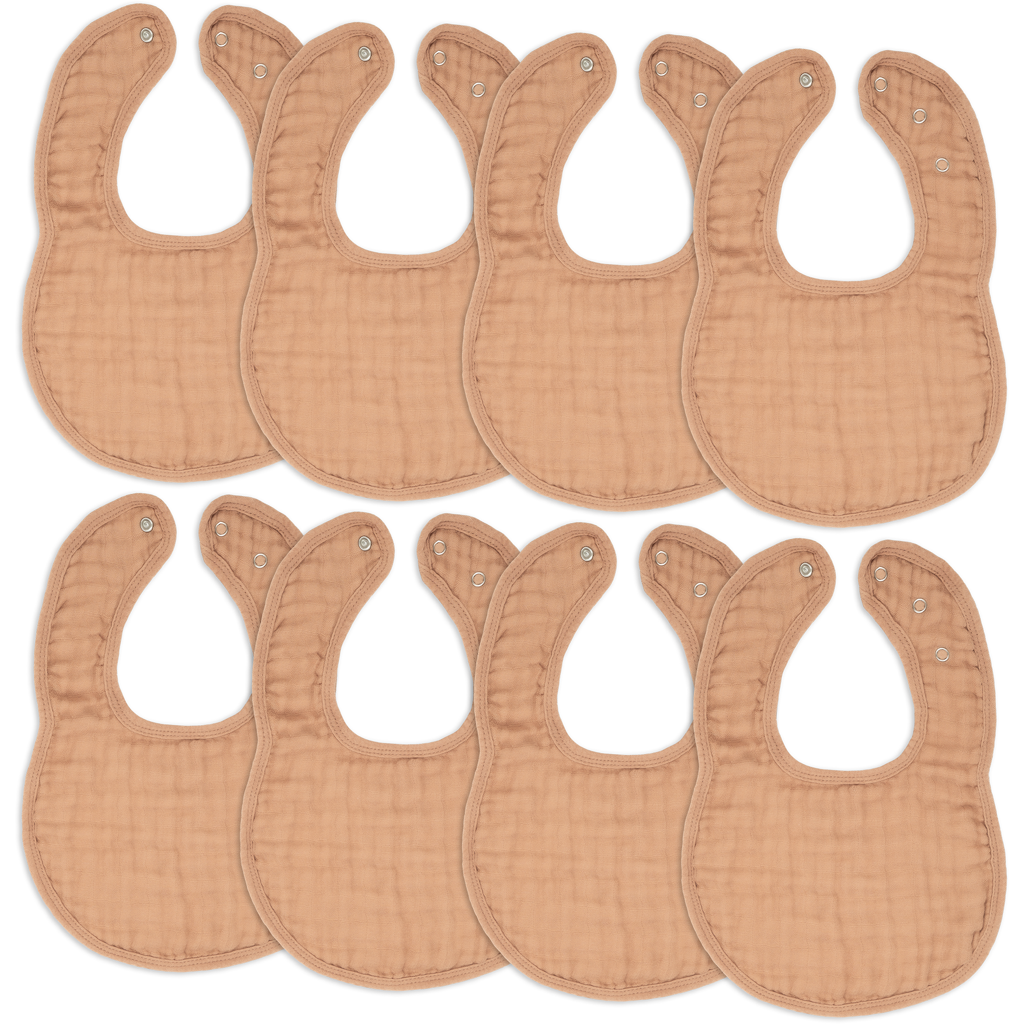 Muslin Bibs by Comfy Cubs - Caramel