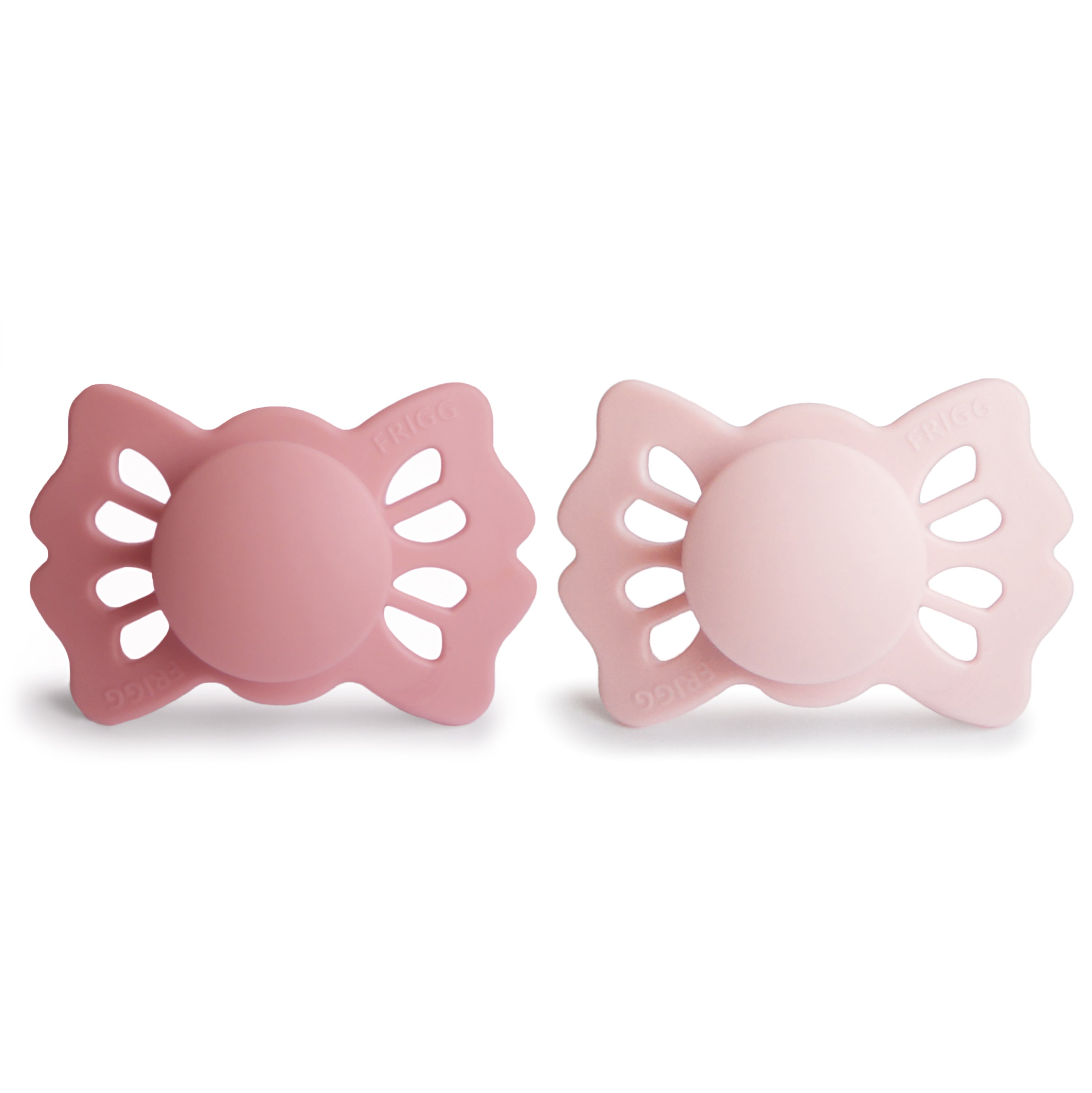 FRIGG Lucky Symmetrical Silicone Pacifier 2-Pack (0-6 Months) FRIGG PACIFIERS Mushie   