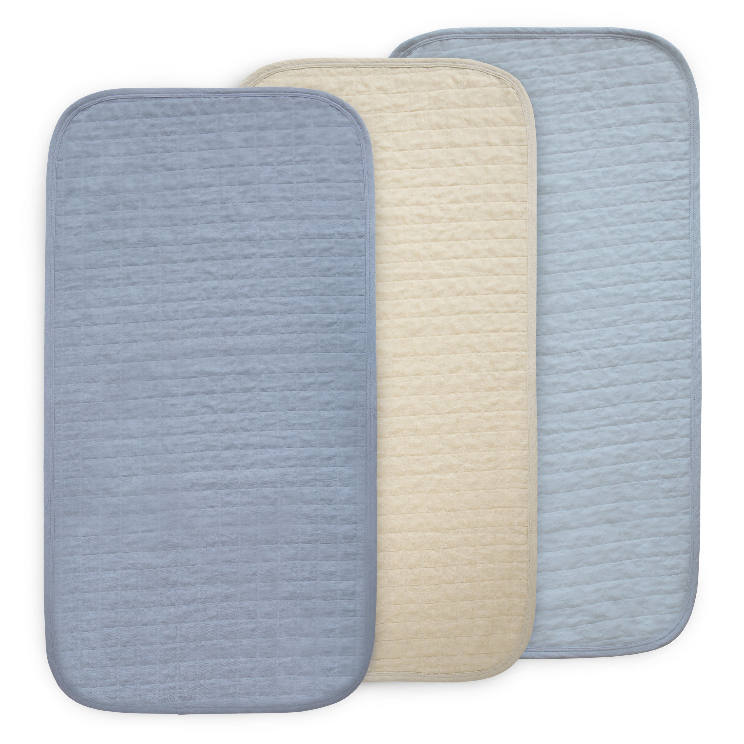 Changing Pad Liner 3-Pack Changing Pad Liner Mushie Blue Combo  