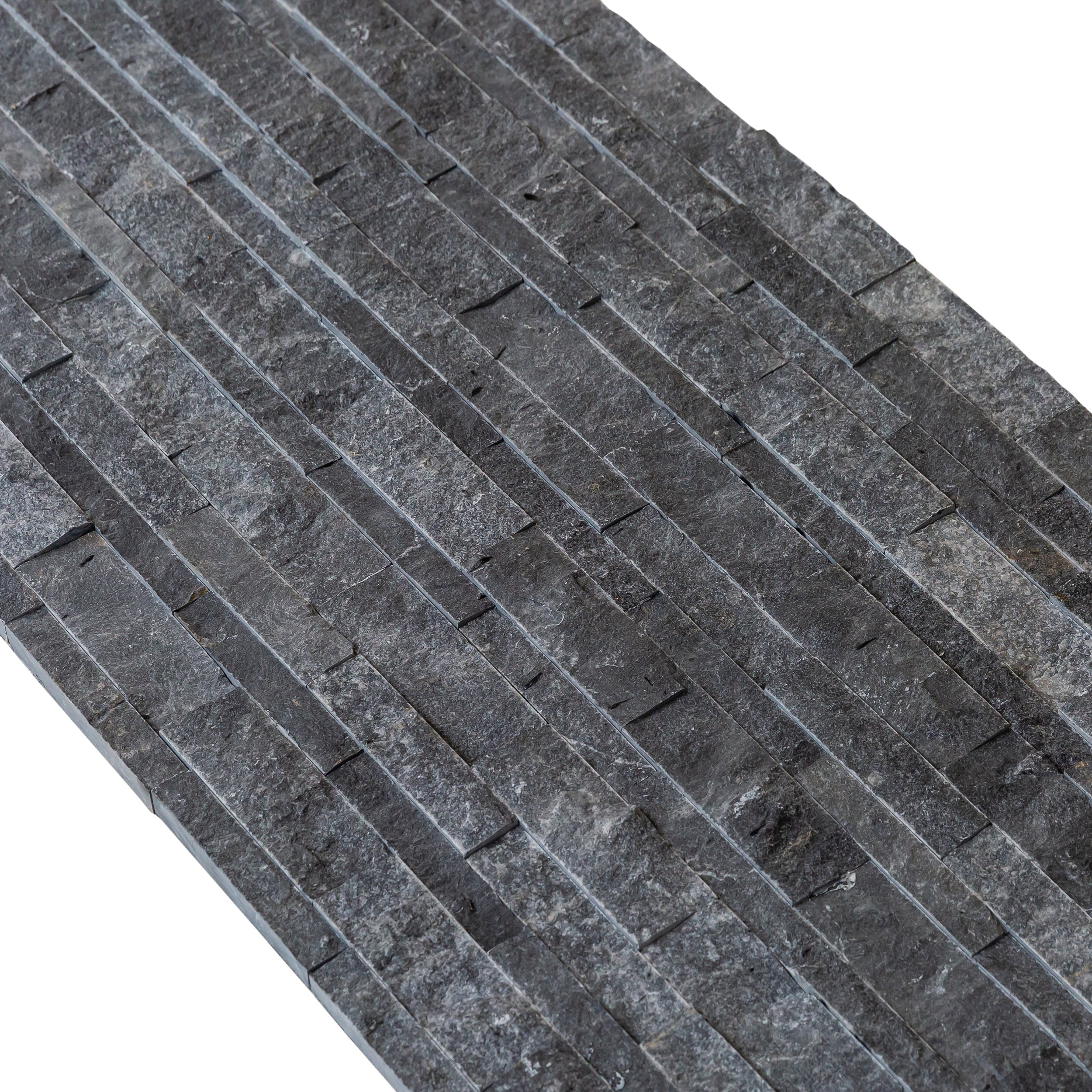 Charcoal Cambria Ledger 3D Panel 6.8"x20.8" Split-face Natural Marble Wall Tile - Belair Collection