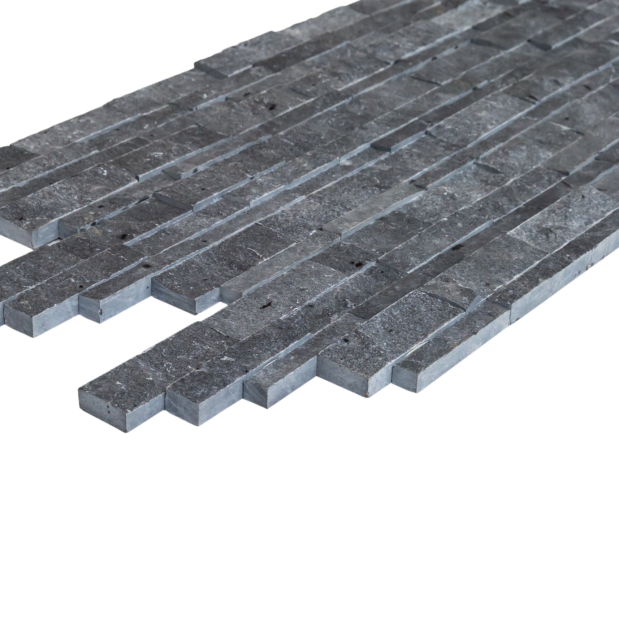 Charcoal Cambria Ledger 3D Panel 6.8"x20.8" Split-face Natural Marble Wall Tile - Belair Collection