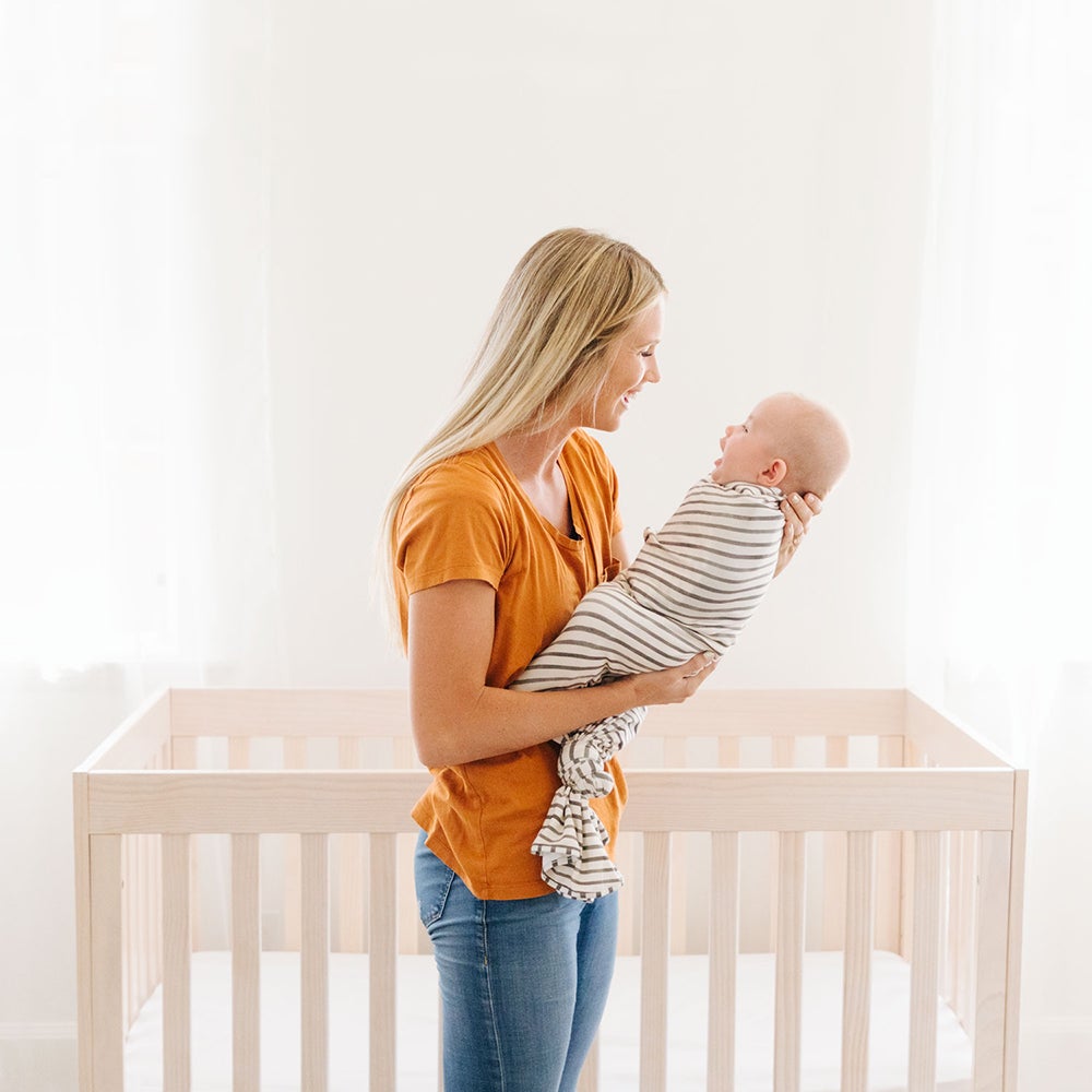 Charcoal Stripes Swaddle II