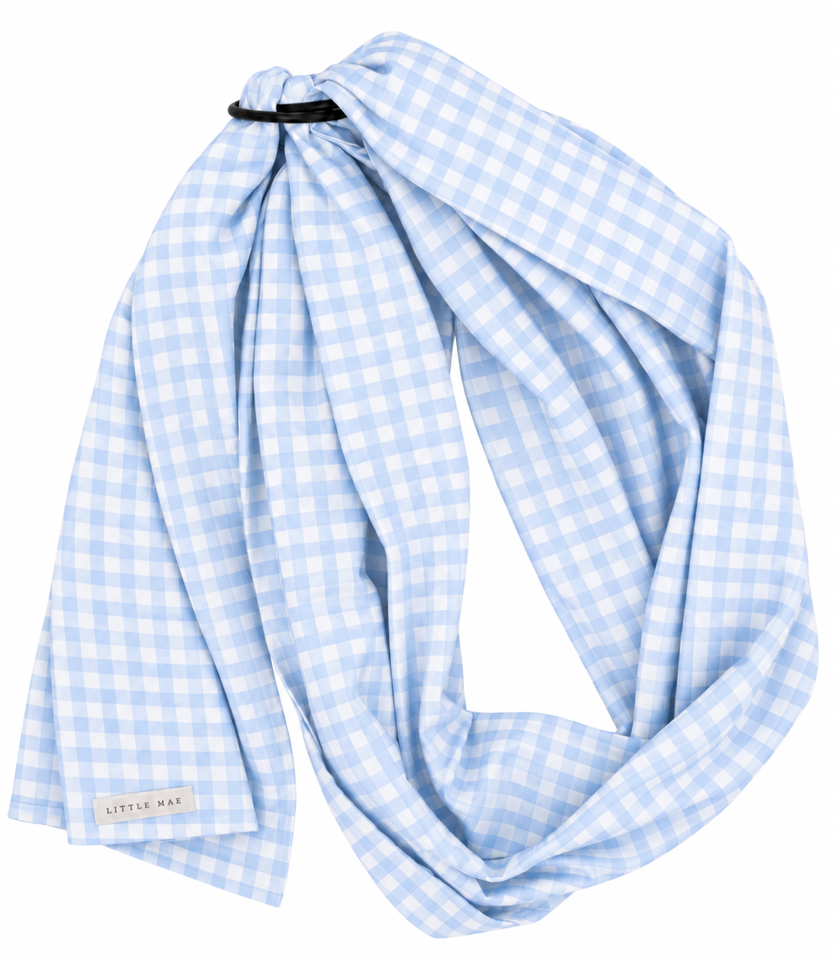 Blue Gingham Ring Sling Carrier