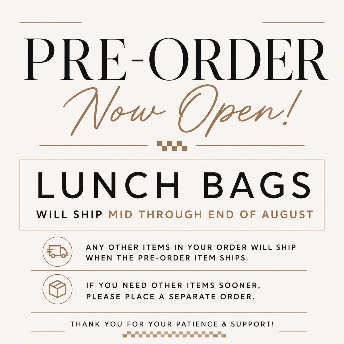 CHARCOAL LUNCH BAG