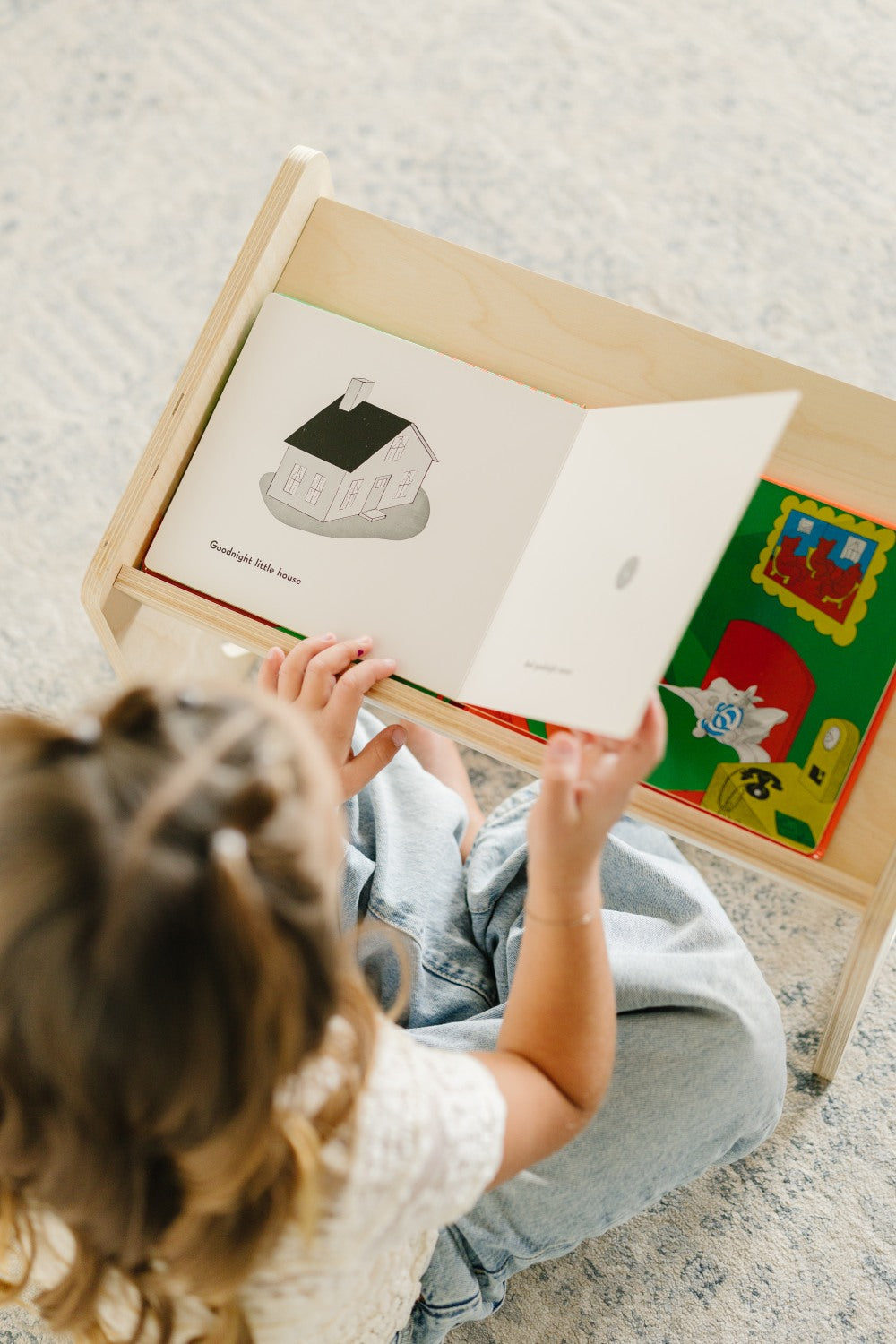 Children's Lap Desk in Natural Birch | Montessori Floor Table