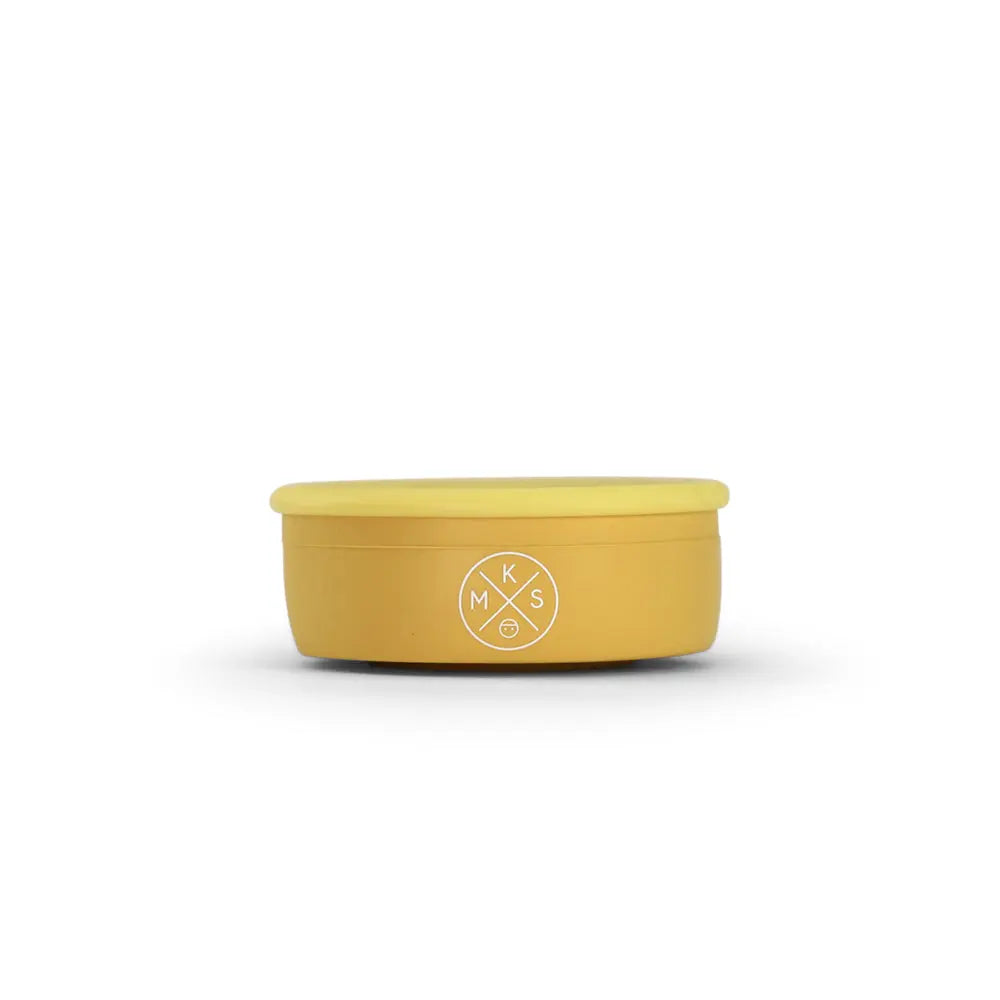 Collapsible Silicone Snack Cup - Mustard