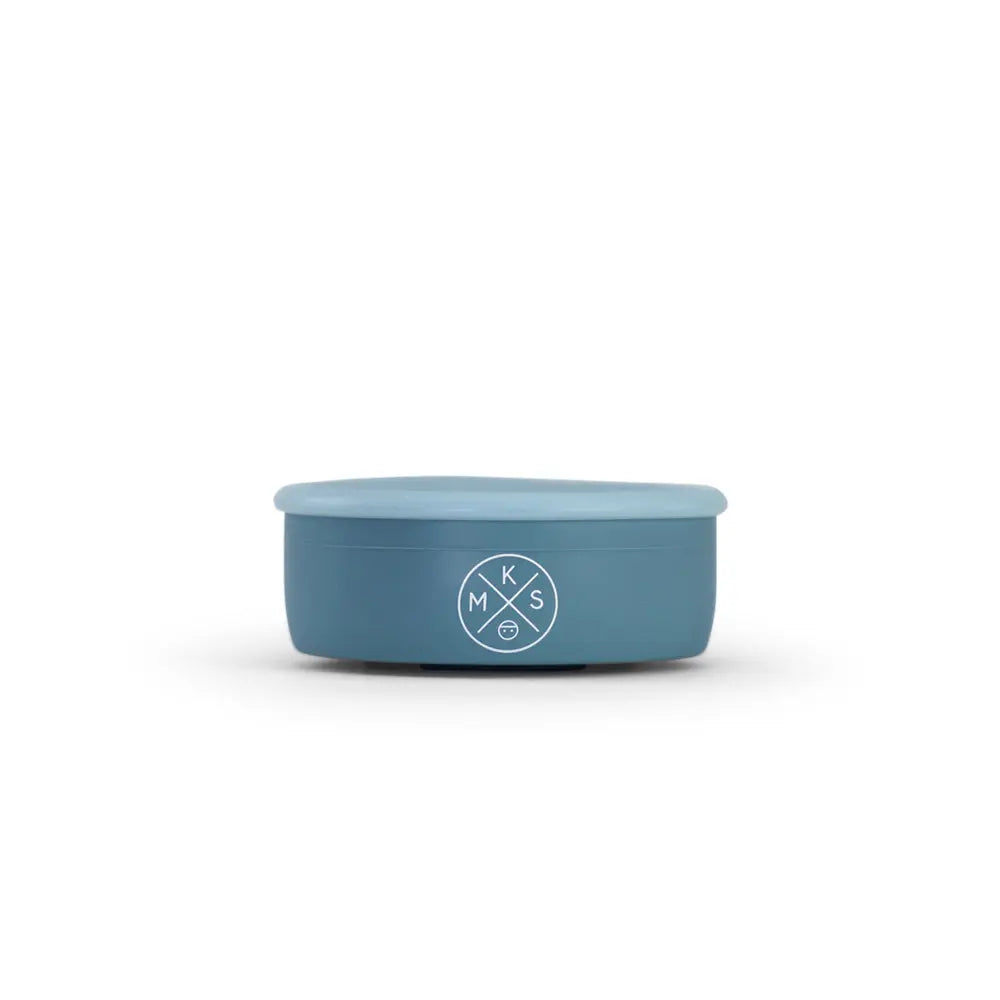 Collapsible Silicone Snack Cup - Petroleum