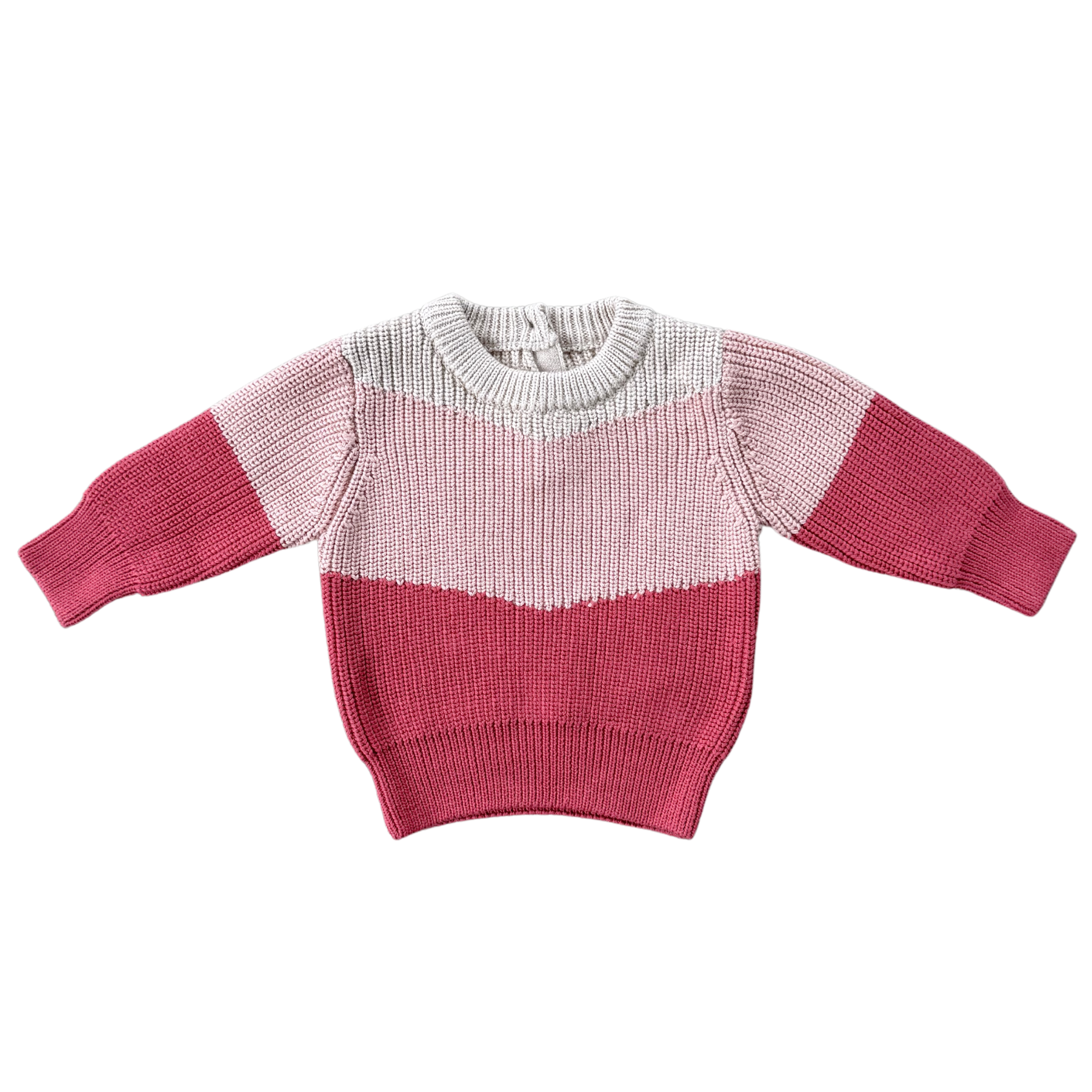 Colorblock Knit Sweater