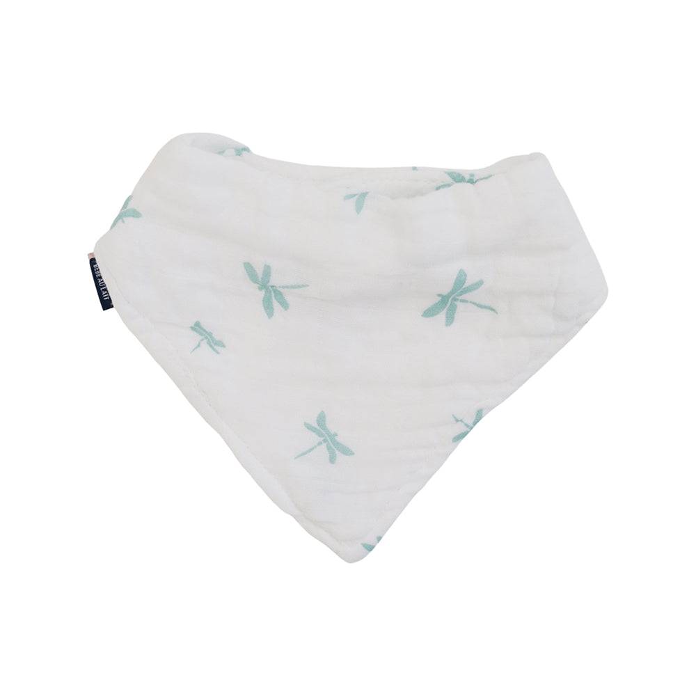 Dragonfly Oh So Soft Muslin Bandana Bib Bib Bebe au Lait   