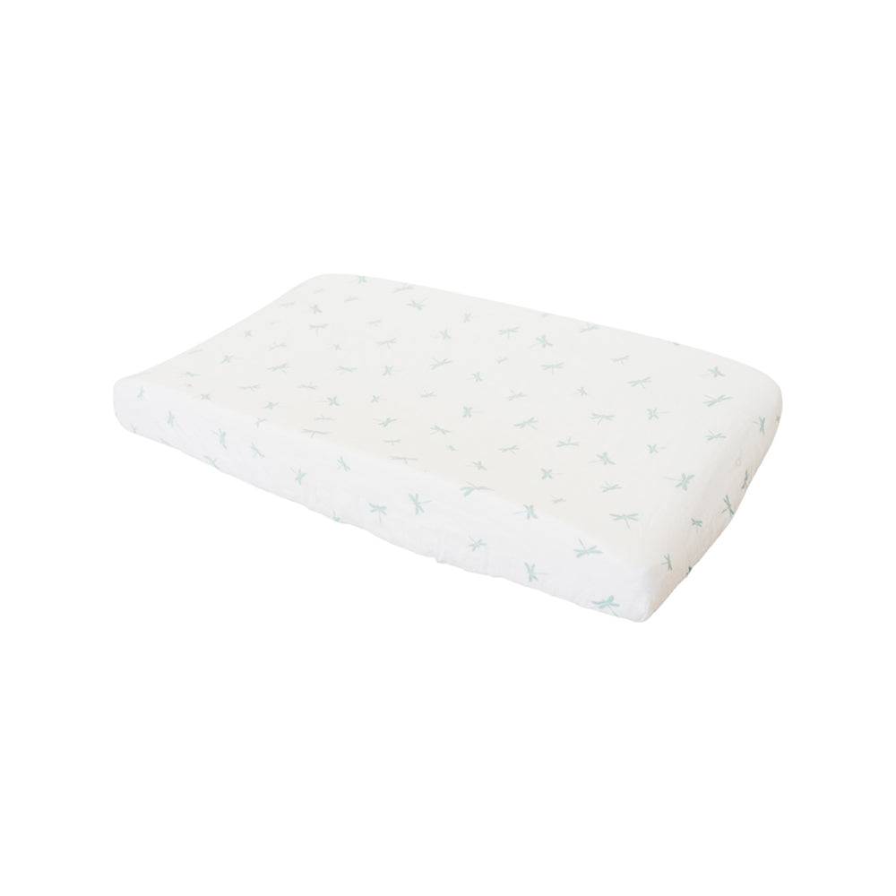 Dragonfly Oh So Soft Muslin Changing Pad Cover Changing Pad Cover Bebe au Lait   