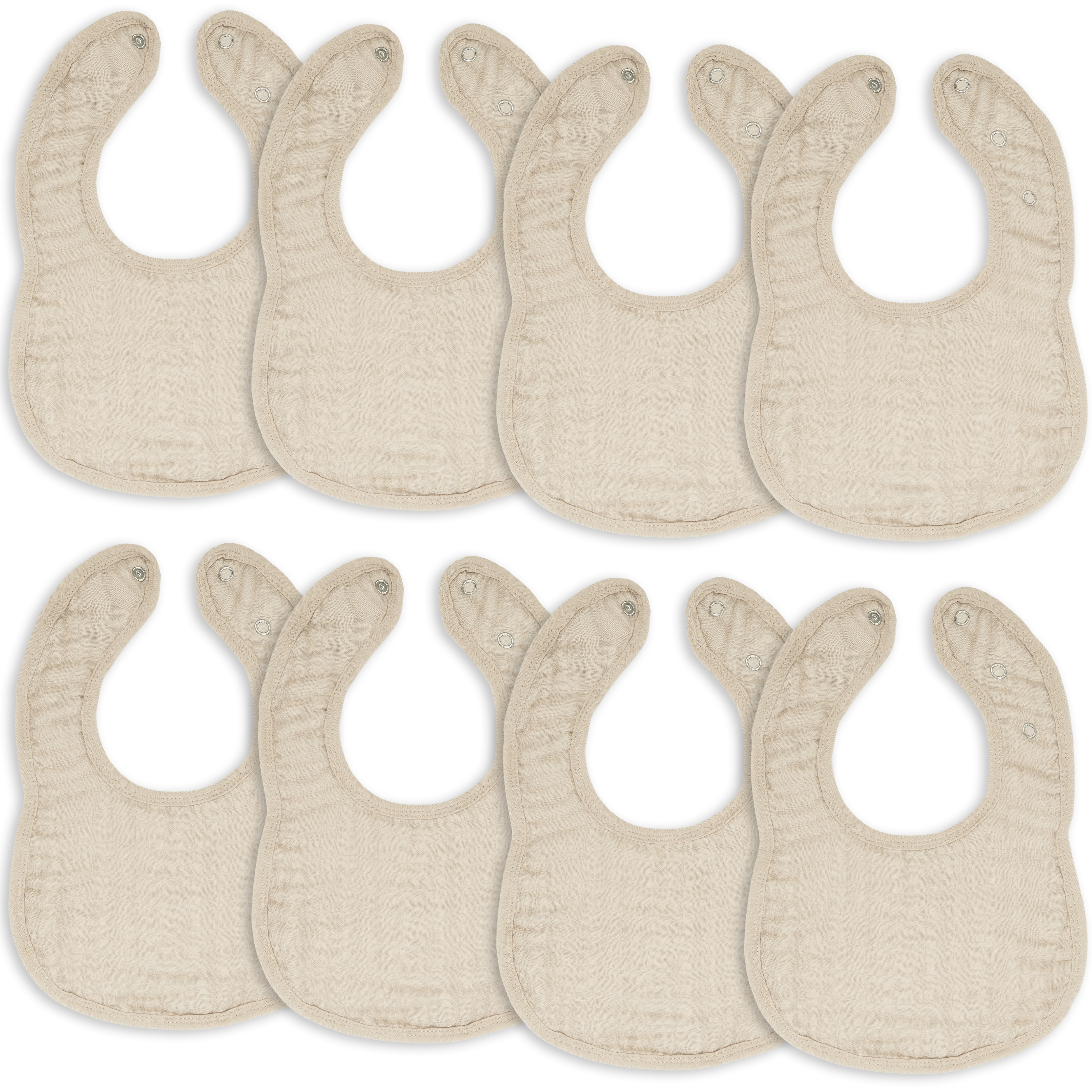 Muslin Bibs by Comfy Cubs - Sand