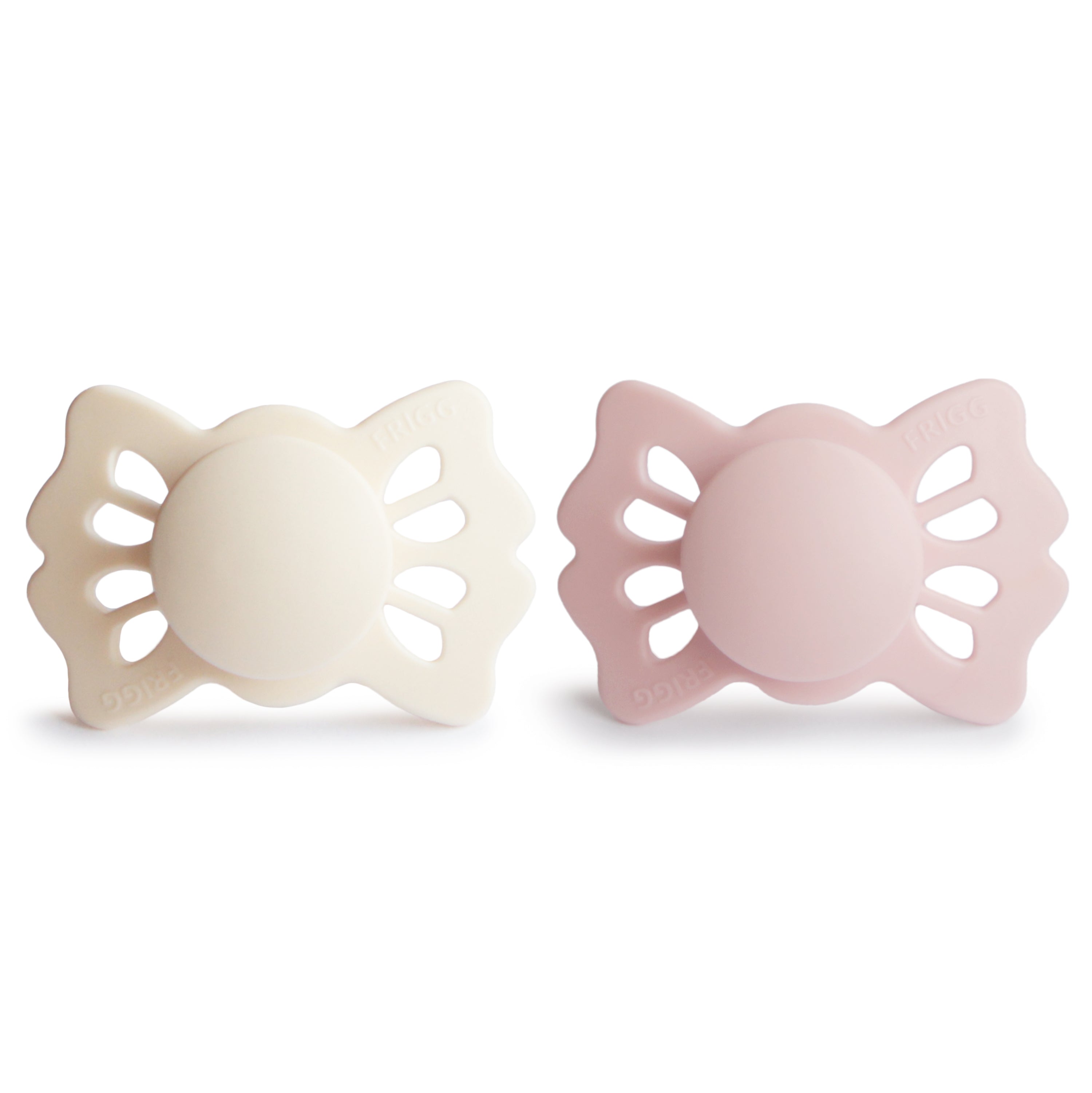 FRIGG Lucky Symmetrical Silicone Pacifier 2-Pack (0-6 Months) FRIGG PACIFIERS Mushie   