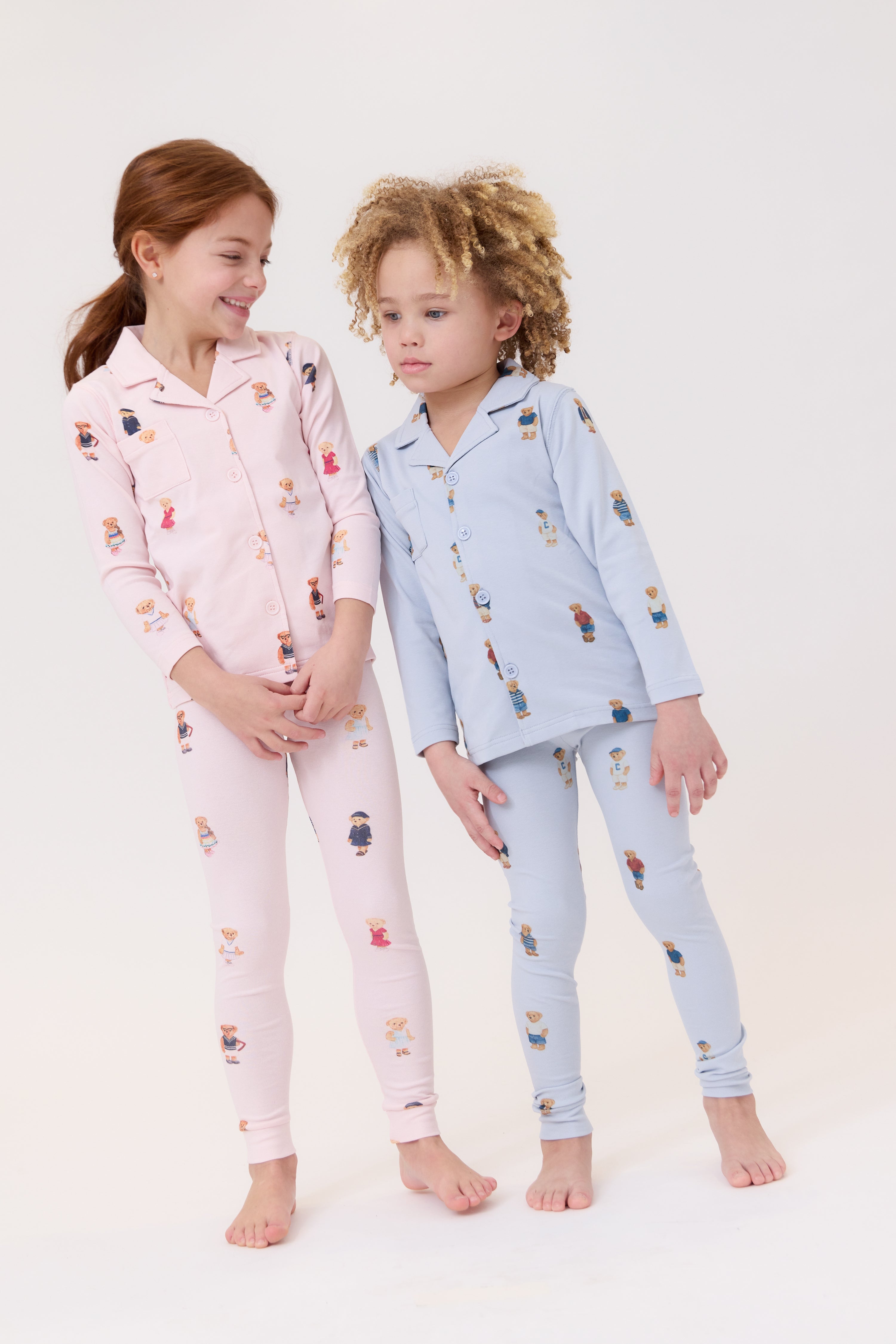 Crew Bear Grandpa Set - Light Blue