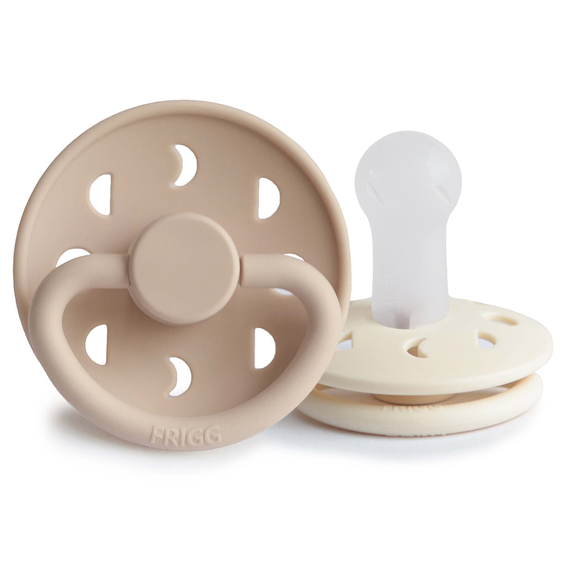 FRIGG Moon Silicone Pacifier 2-Pack FRIGG PACIFIERS Mushie   