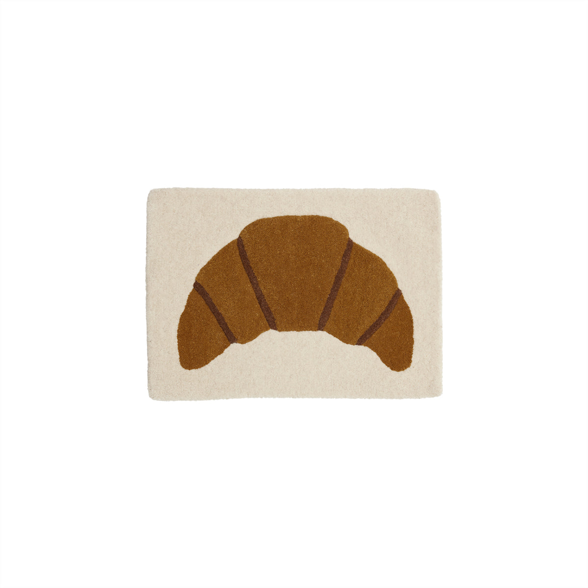 Croissant Tufted Miniature Rug / Wallhanger  OYOY   