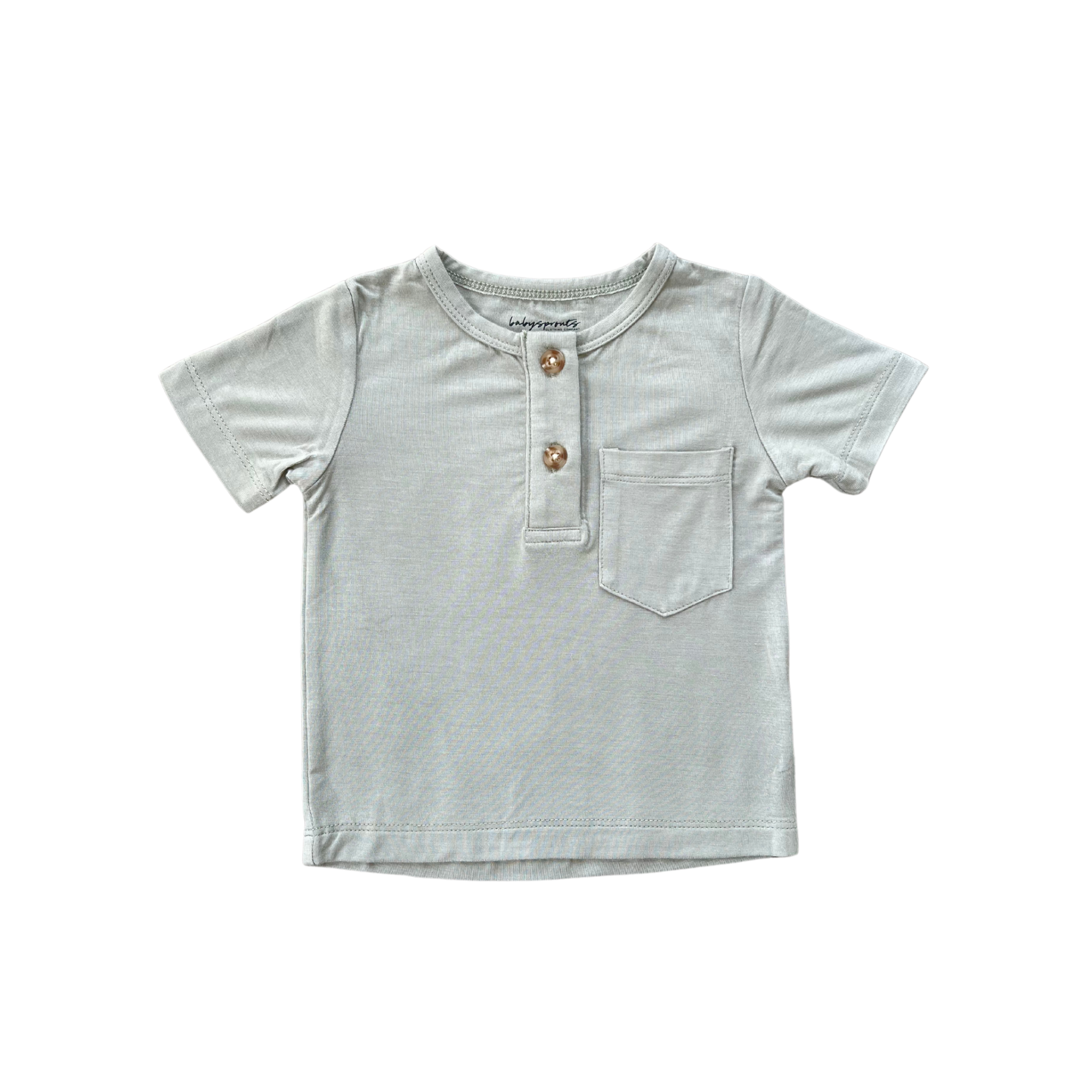 Boy's Short Sleeve Henley Shirt