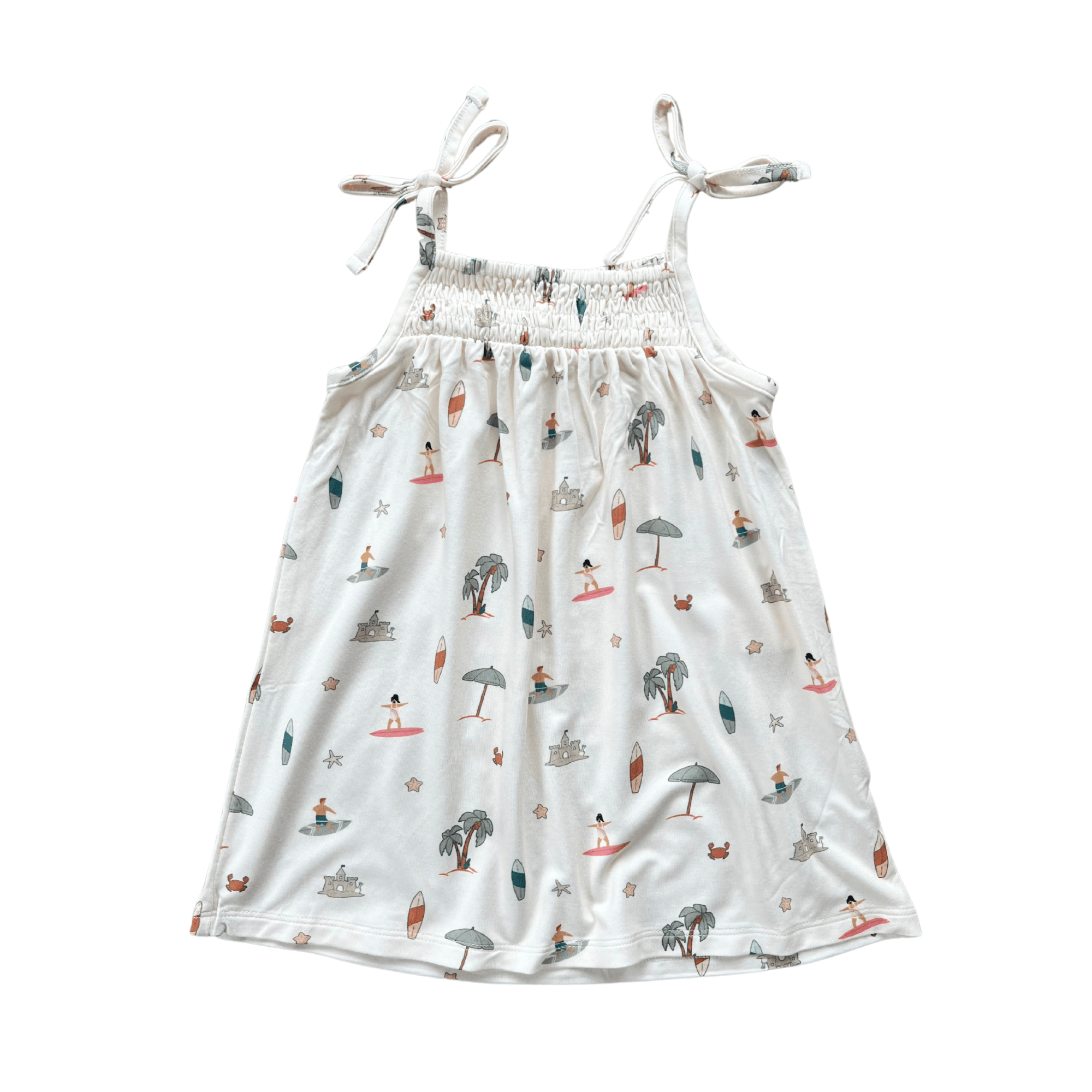 Girl's Smocked Summer Dress