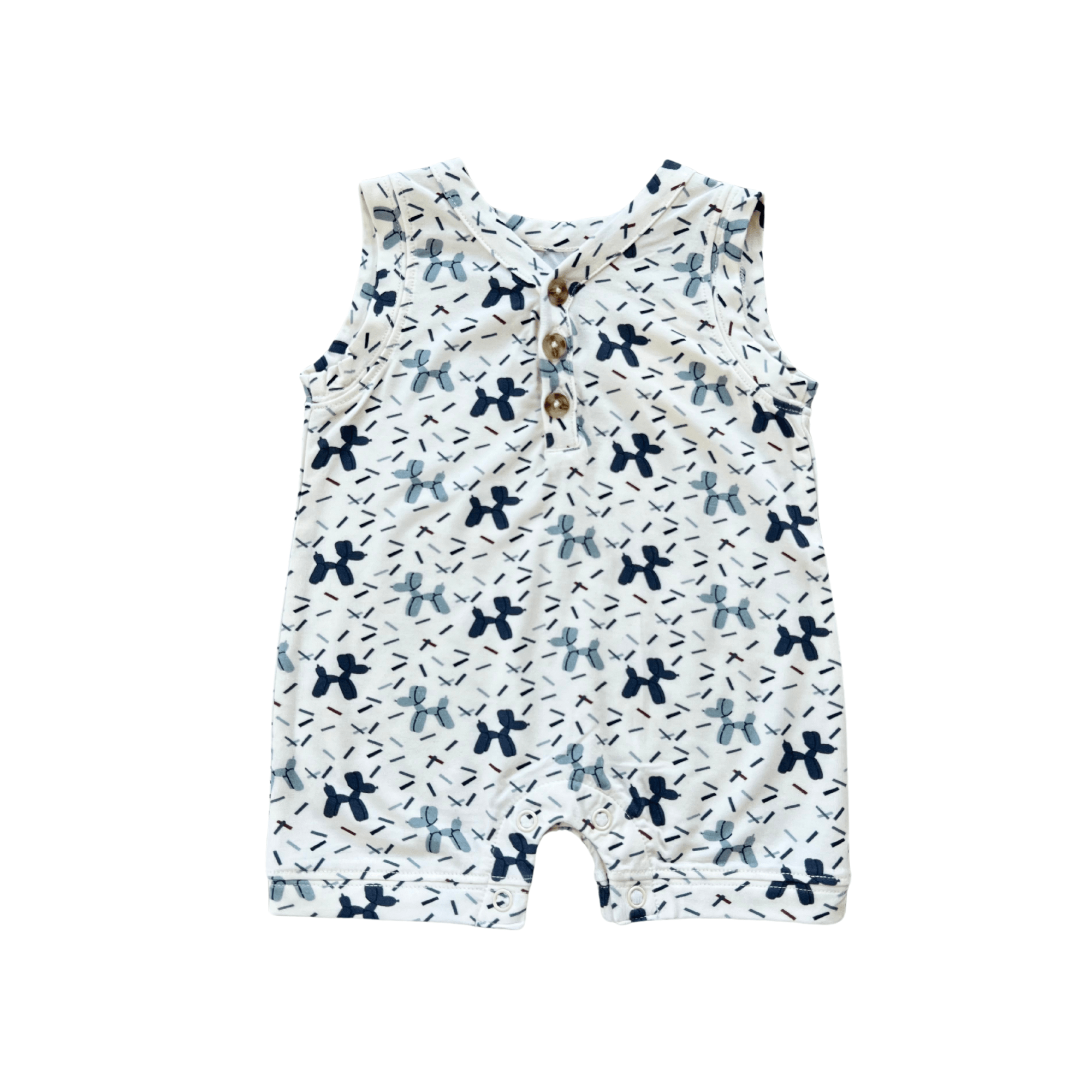 Baby Boy Sleeveless Romper