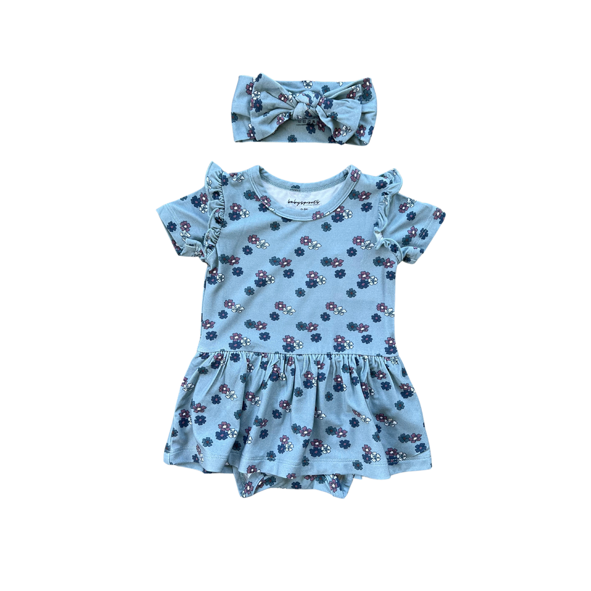 Baby Bodysuit Dress Set