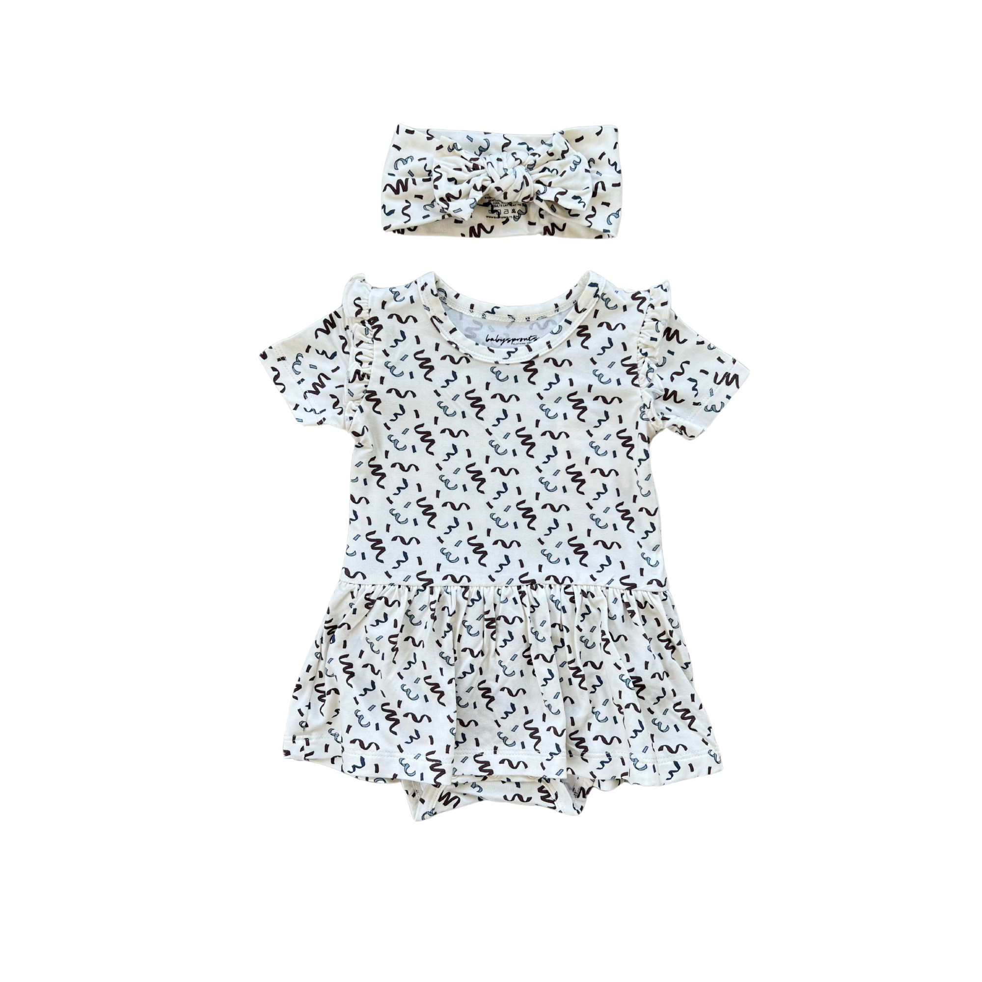 Baby Bodysuit Dress Set