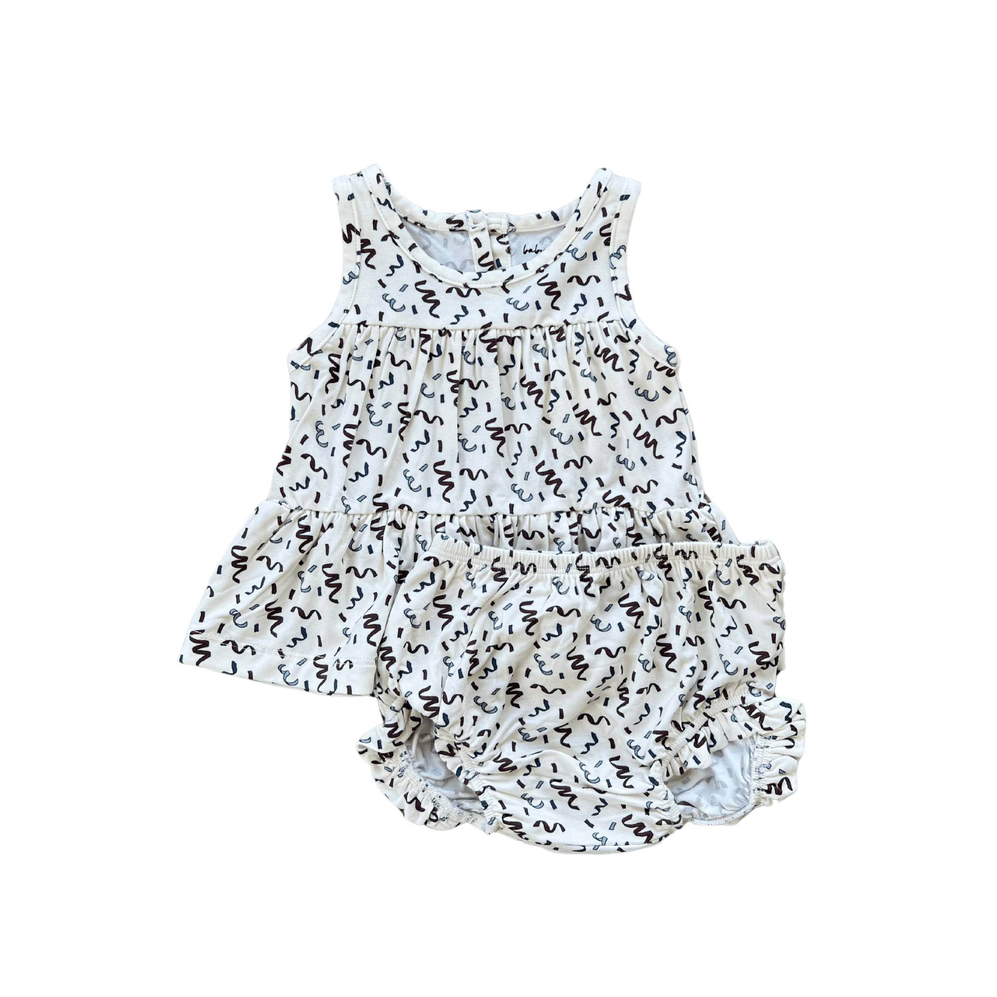 Baby Girl Double Peplum Tank Set