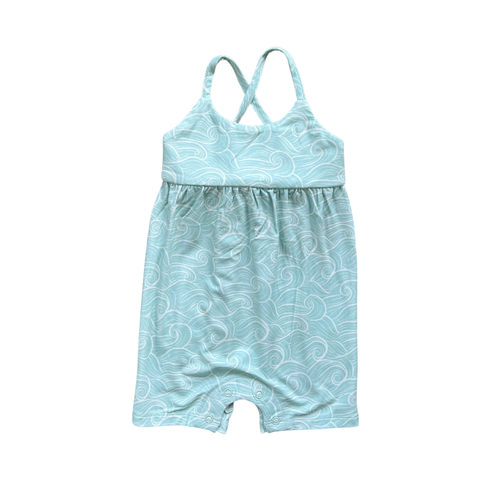 Girl's Tie-Back Romper