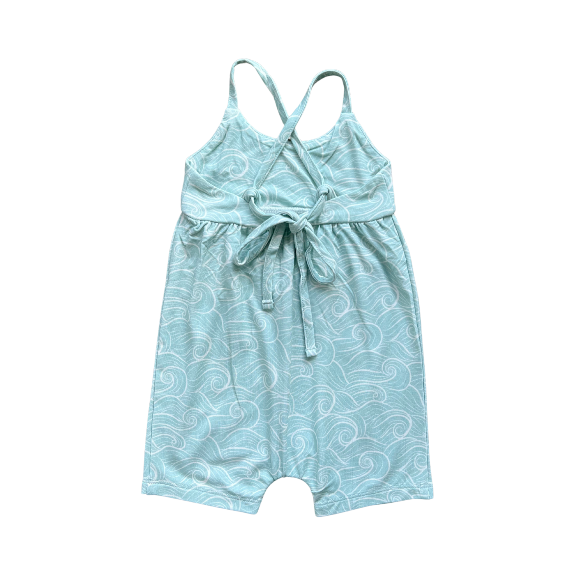 Girl's Tie-Back Romper