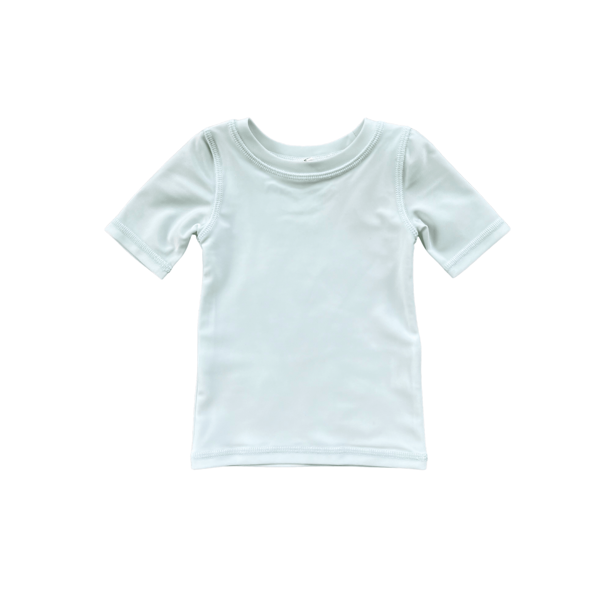 Boy's Short Sleeve Rash Guard Swim Shirt