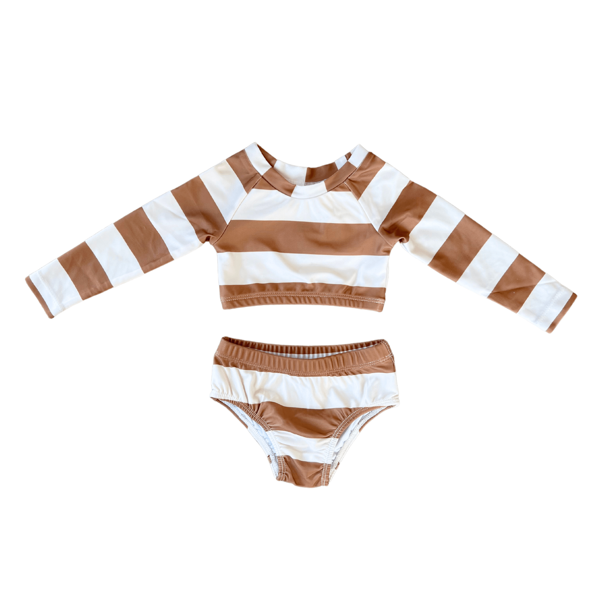 Girl's Two-Piece Crop Swimsuit